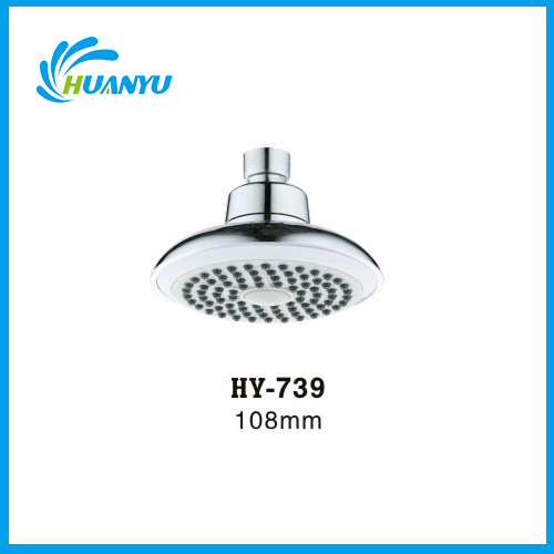 Round Single Spray ထိပ်ပိုင်း Shower Head အသေး